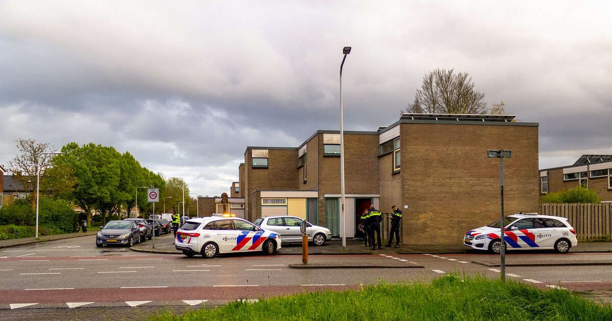 Wilde politieachtervolging eindigt in Aa-landen, een man opgepakt