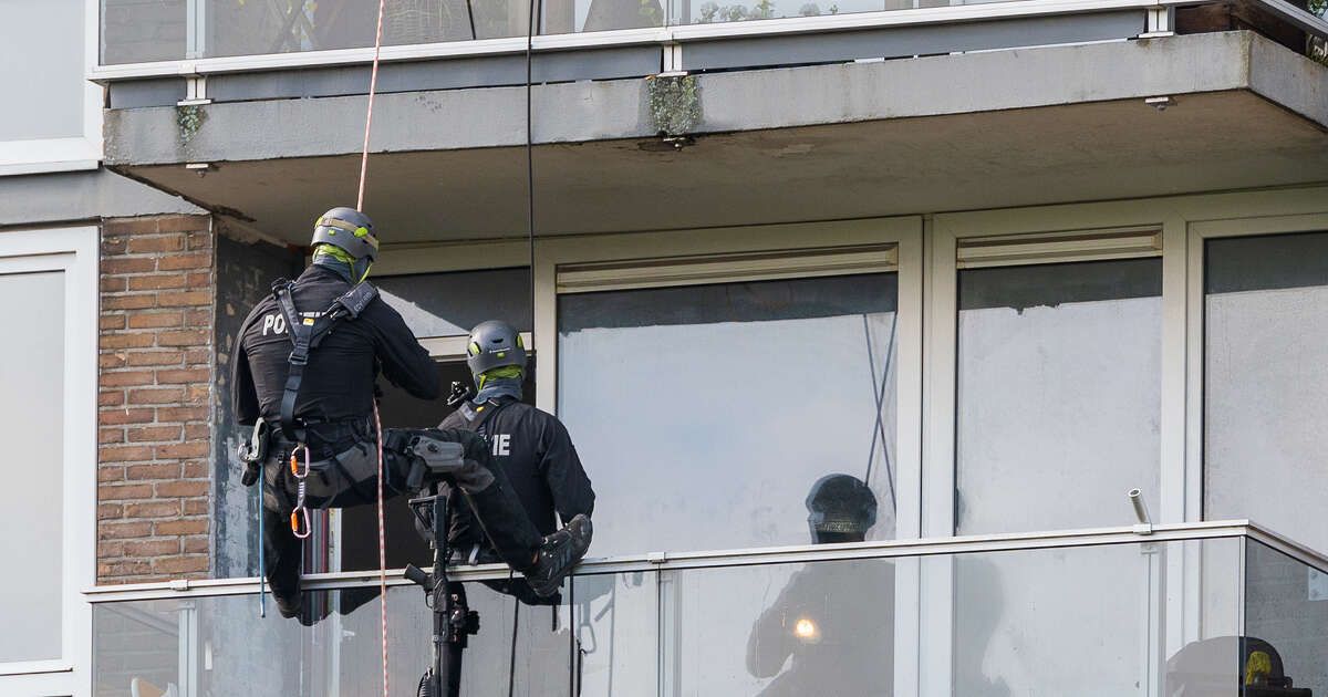 Arrestatieteam overmeestert verwarde man in Holtenbroek