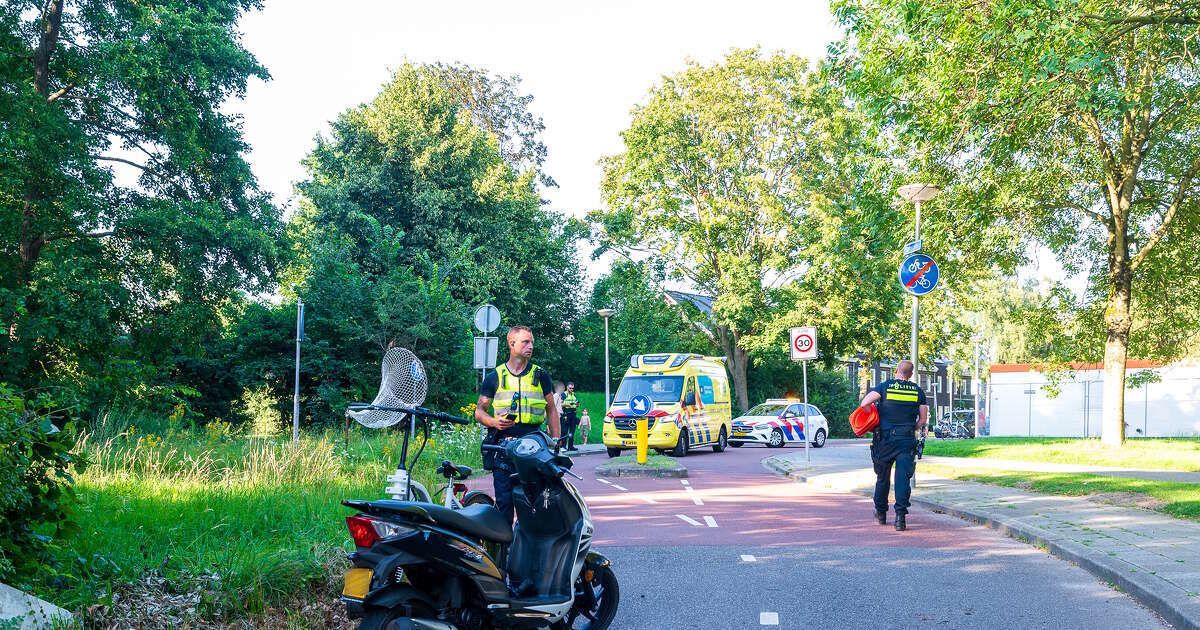 Scooterrijder gewond na botsing met fietser in Aa-landen