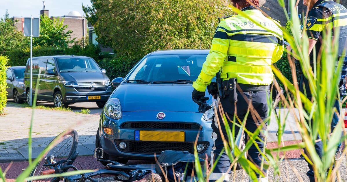 Fietsster met spoed naar ziekenhuis na aanrijding in Aa-landen