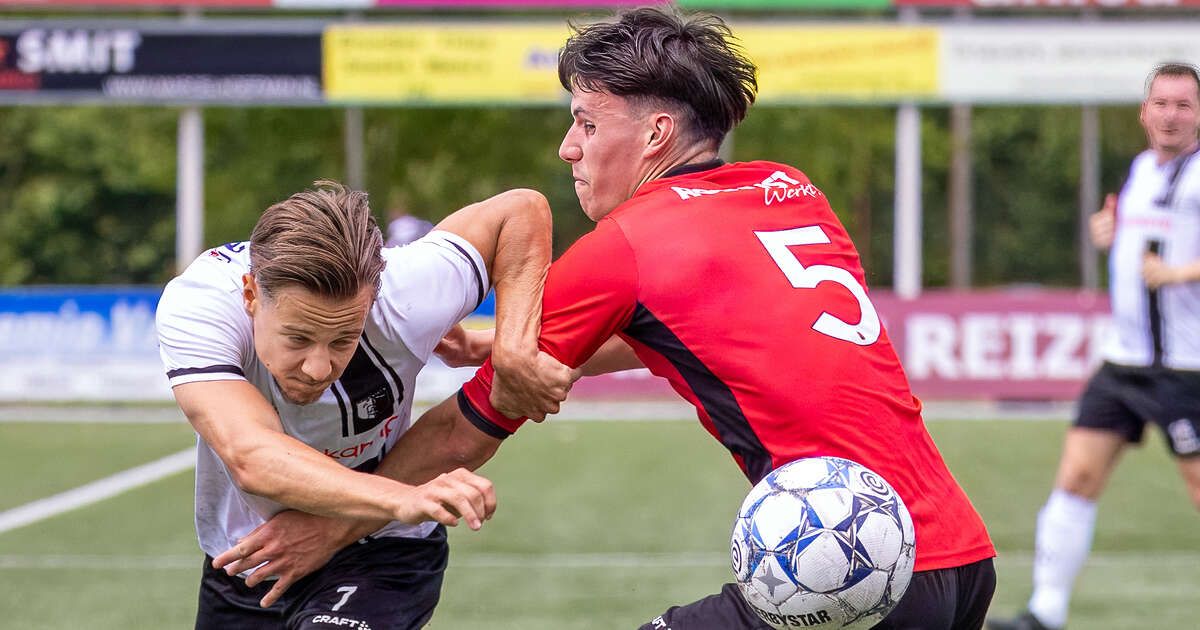 In beeld: Berkum naar tweede ronde nacompetitie na late beslissing tegen Broekster Boys