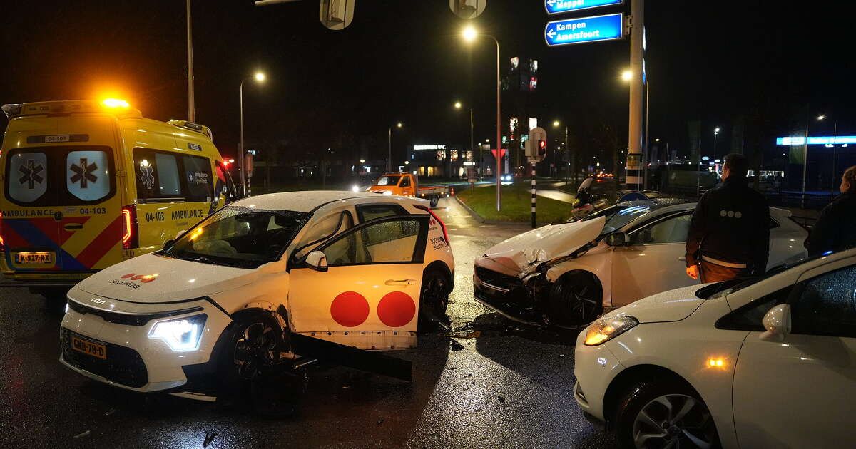 Aanrijding met letsel op kruising Ceintuurbaan in Zwolle