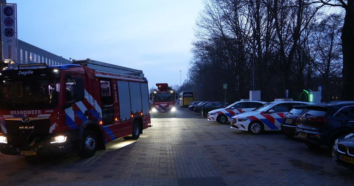 Brandmelding bij Lumen Hotel in Zwolle