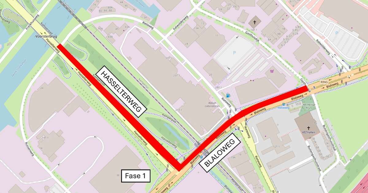 Dit najaar werkzaamheden aan Blaloweg en Hasselterweg in Zwolle
