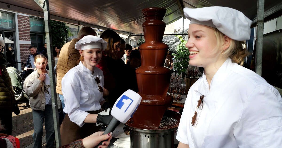 Chocogekte in Hattem: Chocoladefestival trekt veel bezoekers