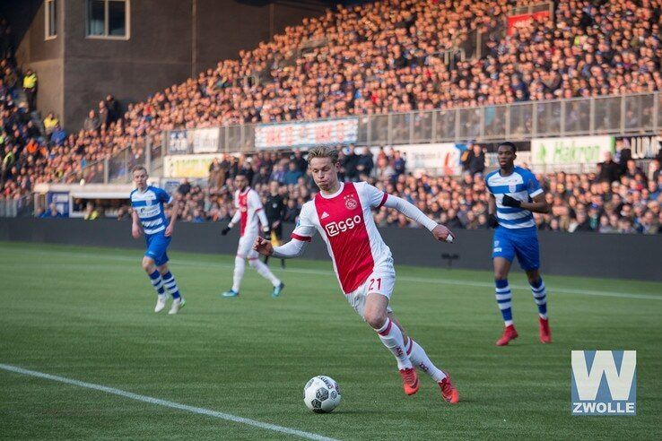 PEC Zwolle kan niet stunten tegen Ajax - Foto: Wouter Steenbergen