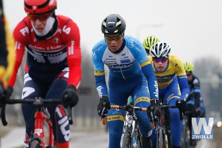 Maarten van Trijp wint na eindsprint Ster van Zwolle - Foto: Gonny van Duinen 