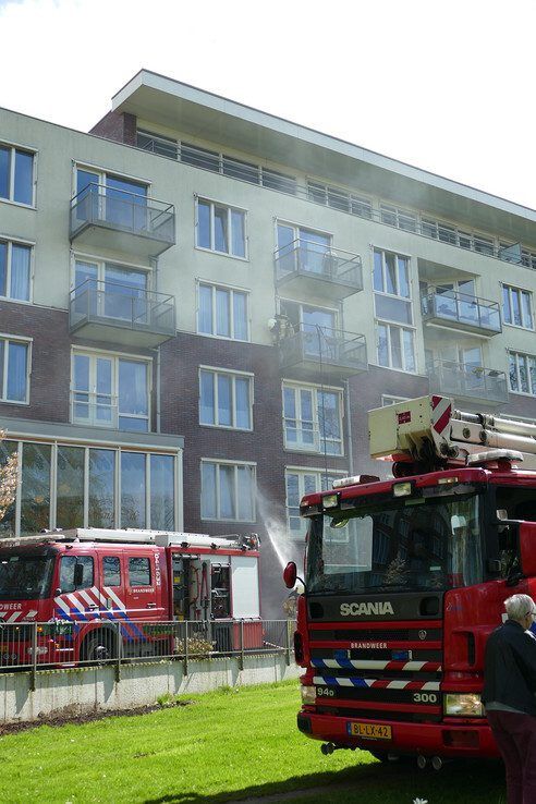 Evacuatie door brand in woonzorgcentrum Fermate - Foto: Hannie Liefers