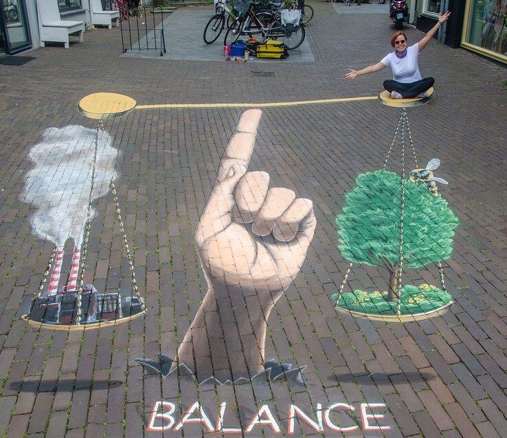 3D Street Paintings in Zwolle zijn klaar om te inter-acten - Foto: Ingezonden foto