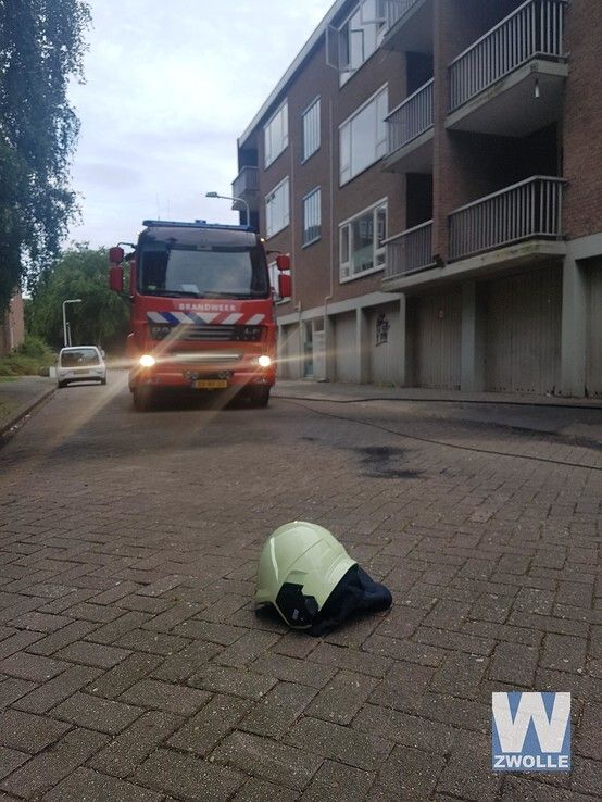 Vermoedelijke brandstichting Van Ummenstraat - Foto: Arjen van der Zee