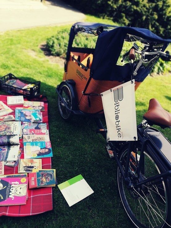 Bibliobike: Gratis boeken lezen in een Zwols park - Foto: Ingezonden foto