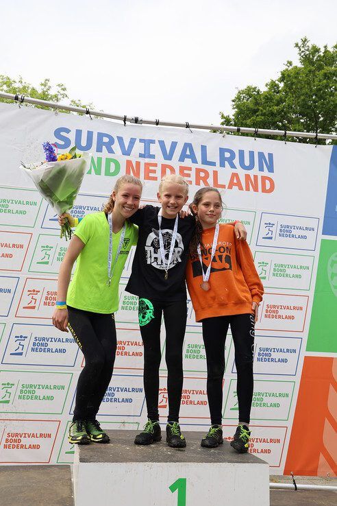 Gwen Kelderman Nederlands kampioen Survivalrun
