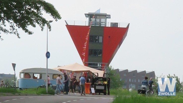 Kunsteducatief project Mankato in en rond Twistvliettoren geopend - Foto: Jan la Faille