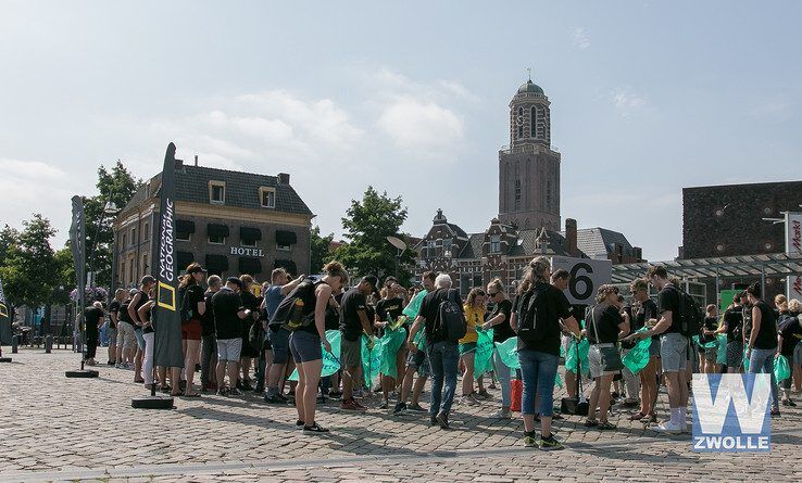 Zwolle is weer een stukje schoner - Foto: Arjen van der Zee