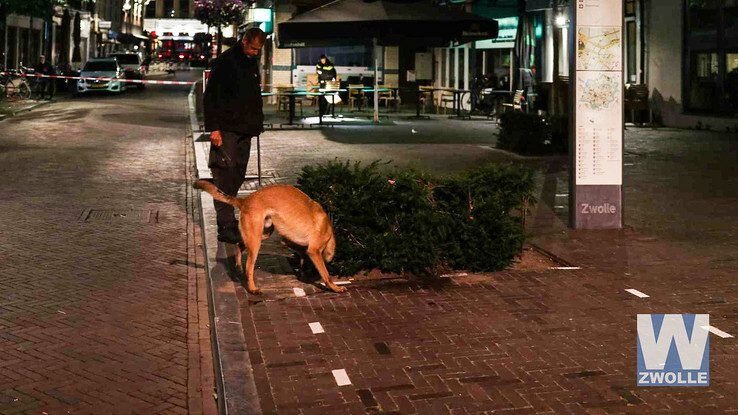 Schietincident in centrum Zwolle - Foto: Arjen van der Zee