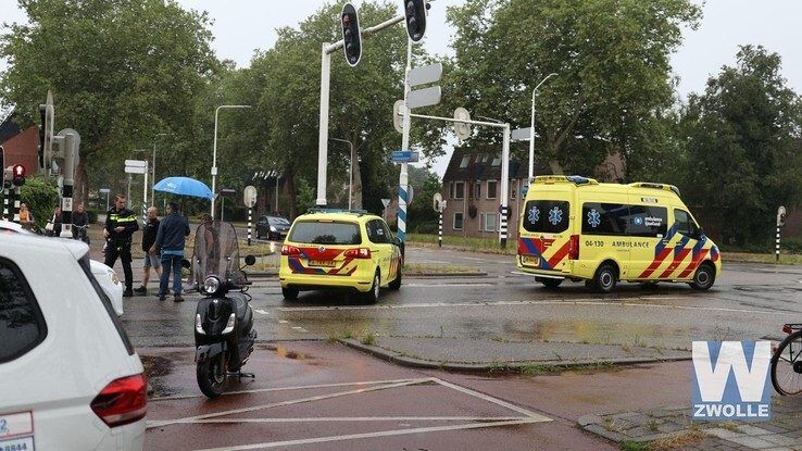 Ongeval met scooter Dieze Zwolle - Foto: Arjen van der Zee