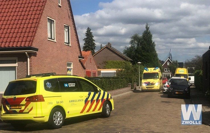 Ongeval met scooter op Papaverweg Zwolle - Foto: Nienke Mondria