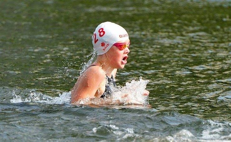 ZV 44-zwemster Daniëlle Meinema pakt brons en zilver op NK Open Water Zwemmen - Foto: Ingezonden foto