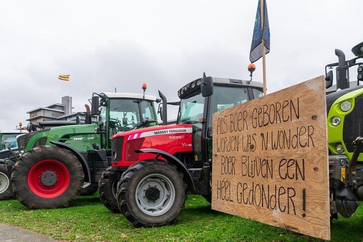 Wederom boerenprotest in Zwolle - Foto: Peter Denekamp