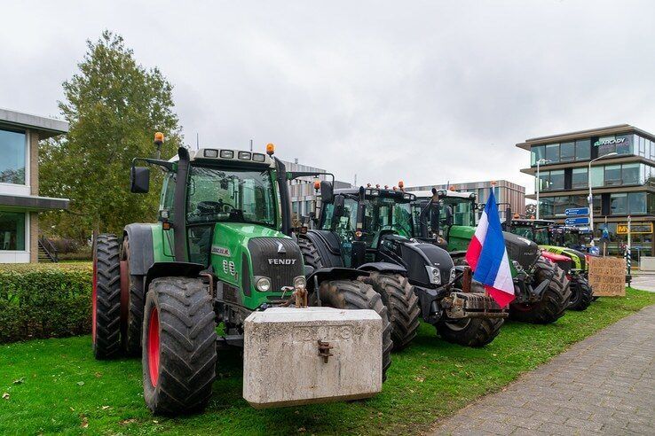 Wederom boerenprotest in Zwolle - Foto: Peter Denekamp