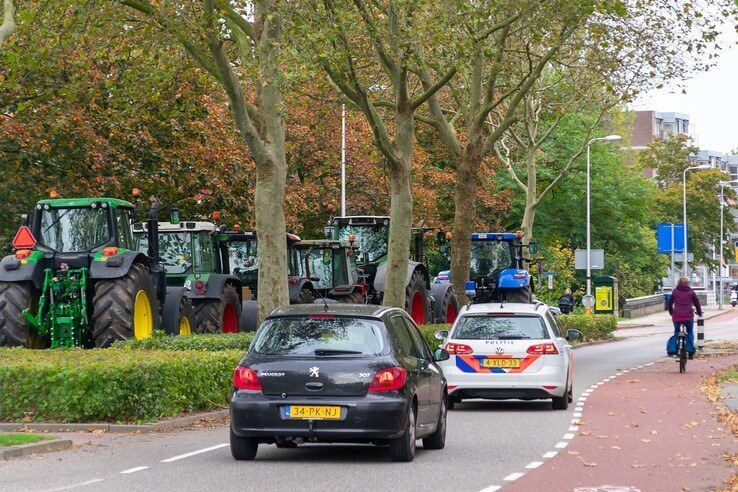 Wederom boerenprotest in Zwolle - Foto: Peter Denekamp