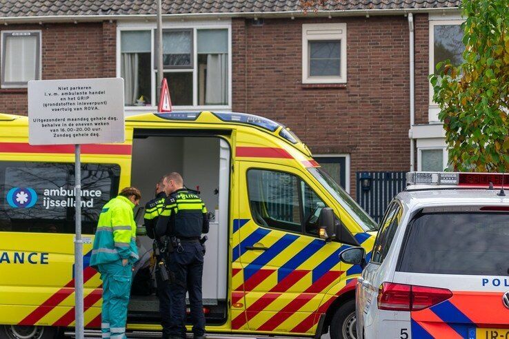 Ongeval op hoek Boerendanserdijk/Campherbeeklaan Berkum - Foto: Peter Denekamp