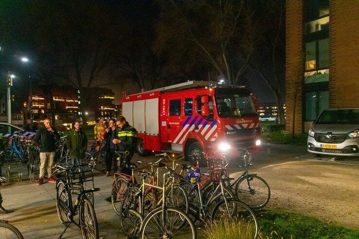 Keukenbrandje bij studentenhuisvesting Talentenplein - Foto: Peter Denekamp