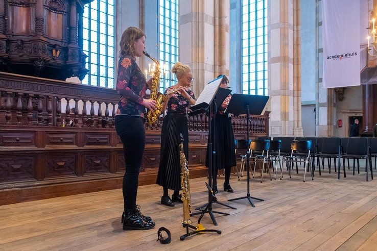“Geslaagde warming-up voor ArtEZ Chamber Music Sessions in Grote Kerk” - Foto: Peter Denekamp