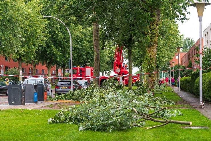 Noodweer eist leven van fietsster in Stadshagen - Foto: Peter Denekamp