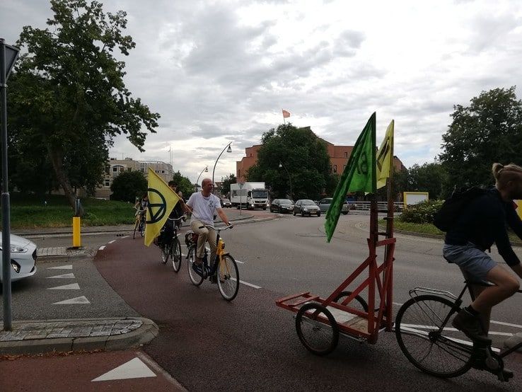 Extinction Rebellion: ‘Geen biomassacentrale in Zwolle’ - Foto: Ingezonden foto