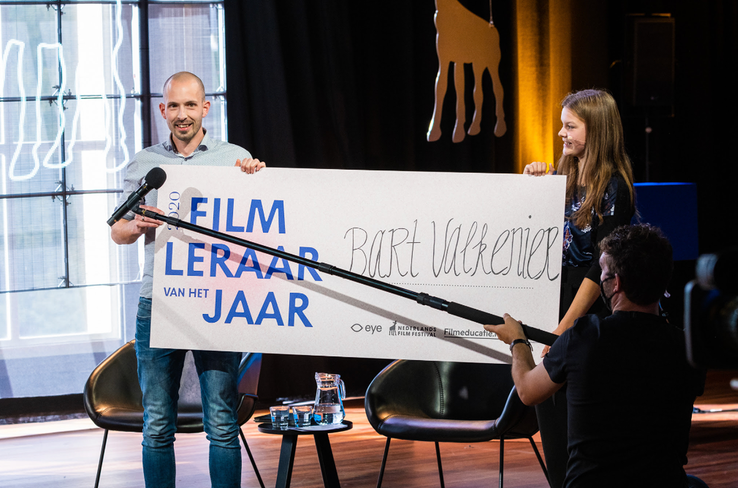 TalentStad-docent Bart Valkenier Online Filmleraar van het Jaar - Foto: Ingezonden foto