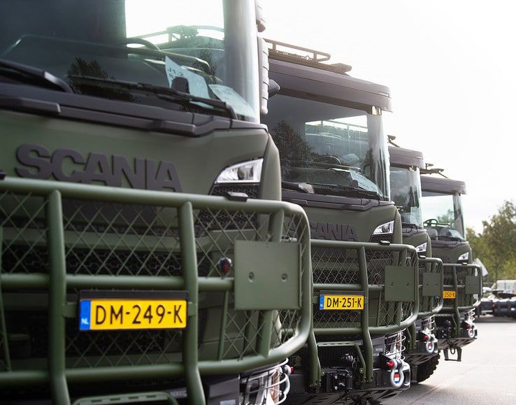 Aflevering eerste Scania Gryphus 8×8 aan Defensie - Foto: Scania Zwolle