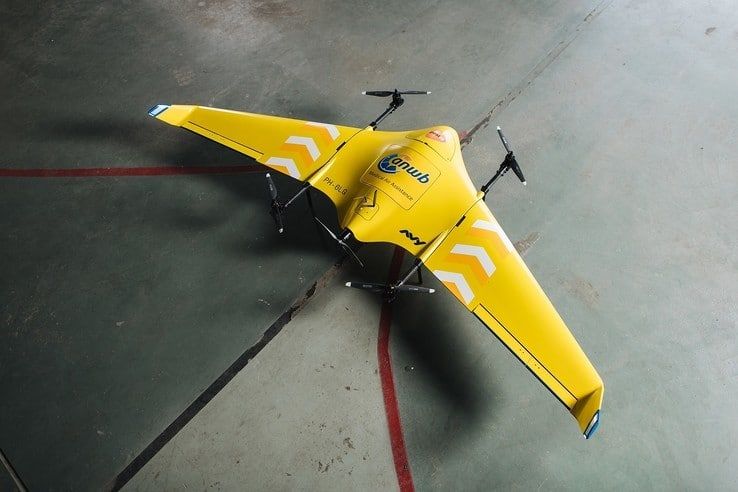 Testvluchten medisch transport per drone van start - Foto: Medical Drone Service