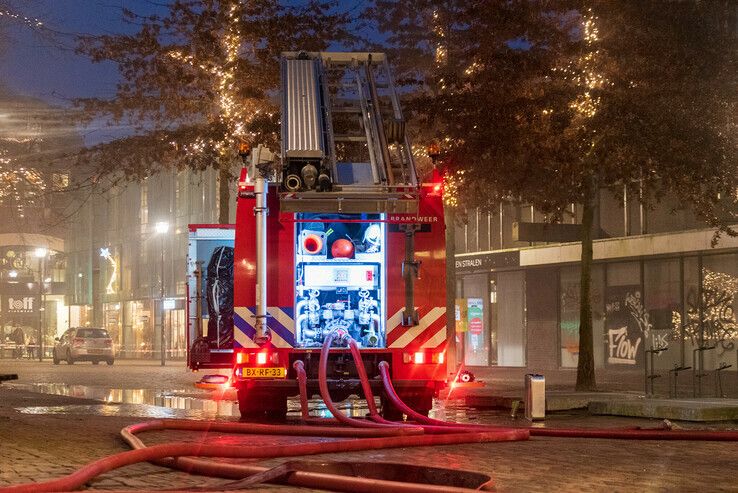 Brand pand binnenstad Zwolle - Foto: Peter Denekamp