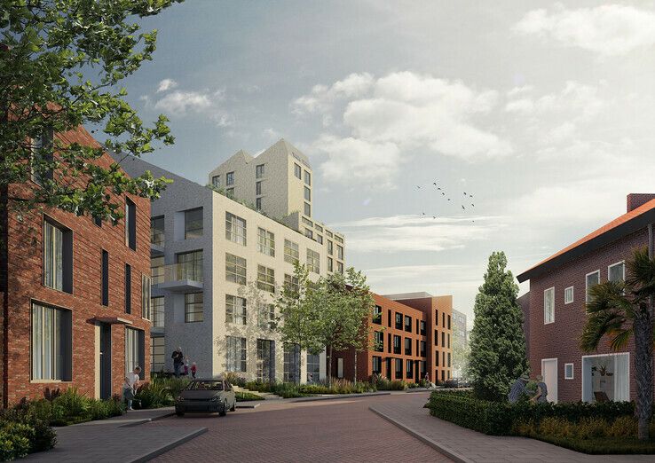 Kantoren aan de Schuttevaerkade maken mogelijk plaats voor woningen - Foto: Gemeente Zwolle