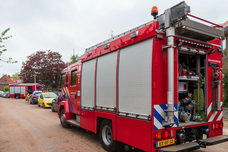 Felle keukenbrand in studentenhuis in Assendorp - Foto: Peter Denekamp