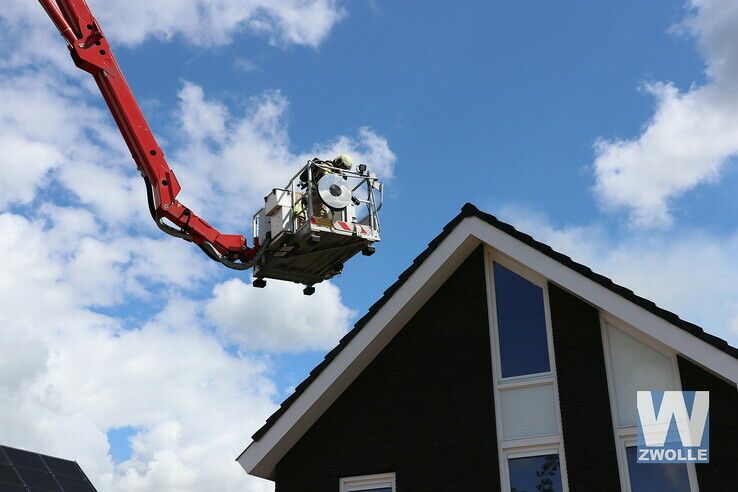 Woningbrand Van Eedenstraat Stadshagen - Foto: Arjen van der Zee