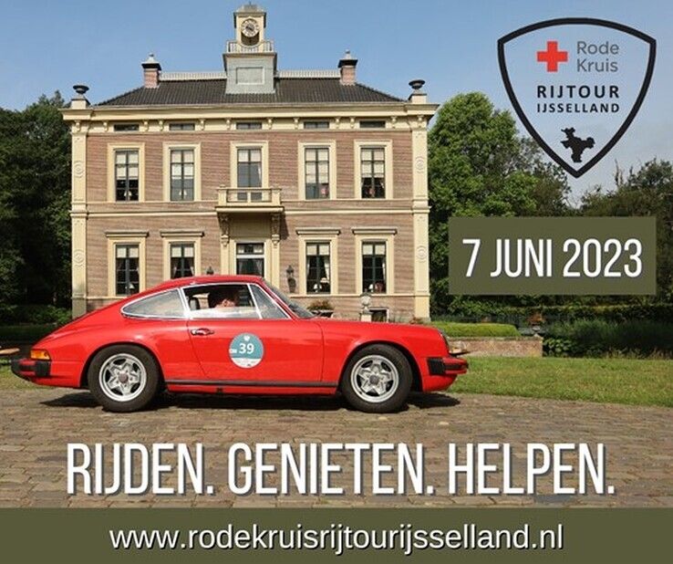 Rijtour IJsselland zamelt geld in voor Rode Kruis