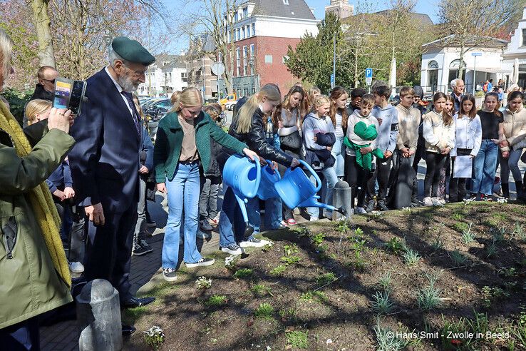 Zwolle eert en waardeert haar veteranen met Witte Anjer Perk in binnenstad - Foto: Hans Smit