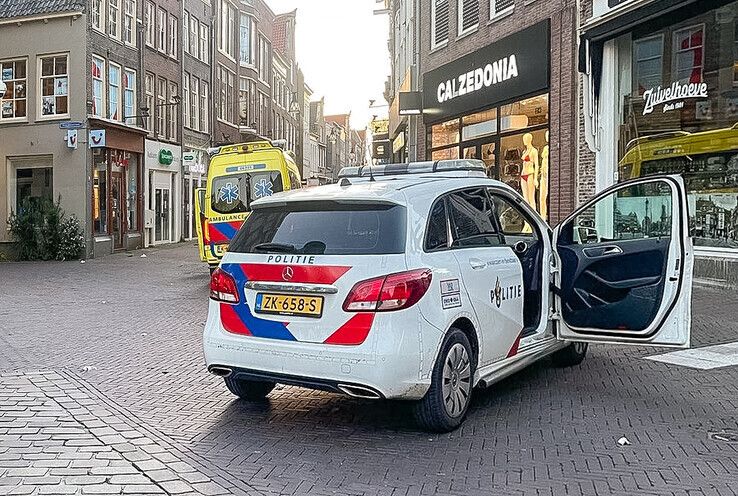 Het slachtoffer werd zondag ernstig mishandeld op de Grote Markt. - Foto: Politie Basisteam Zwolle