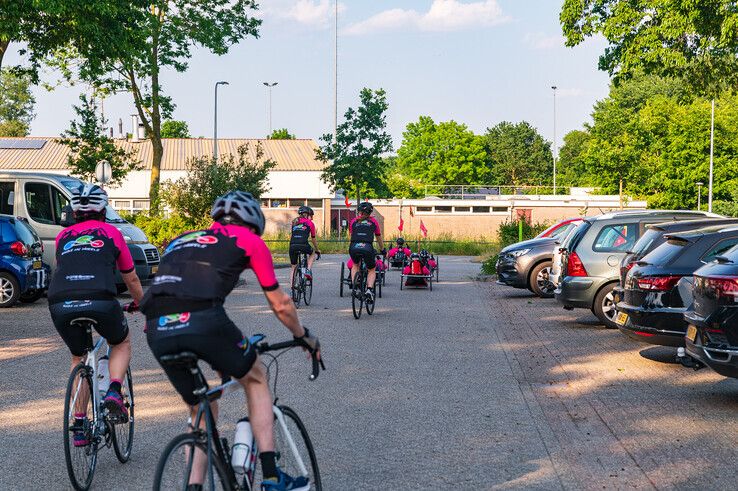 Het team op weg naar Oostenrijk. - Foto: Peter Denekamp