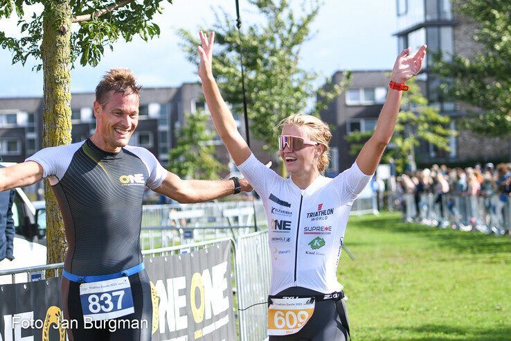 Vera Paarhuis eindigde als snelste vrouw. - Foto: Jan Burgman
