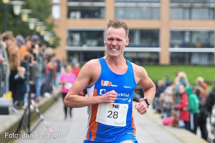 Thijs van Aalten, brons 10 kilometer mannen. - Foto: Jan Burgman