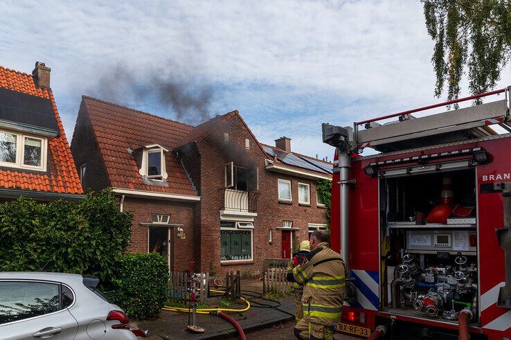 De rook trok door de hele woning en veroorzaakte veel schade. - Foto: Peter Denekamp