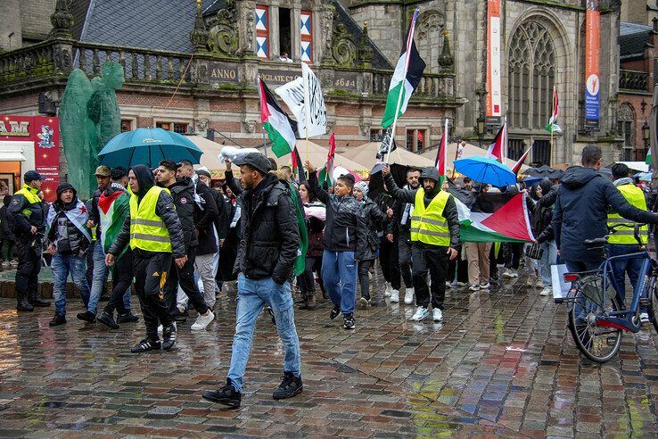 Opnieuw pro-Palestinademonstratie in Zwolle - Foto: Obbe Bakker