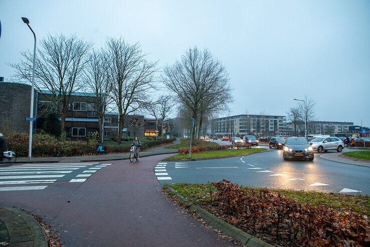 Op de hoek van de Rijnlaan en de Eemlaan komt de nieuwe opvanglocatie voor statushouders. - Foto: Ruben Meinten