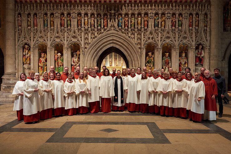 Anthem, een koor dat zich verdiept in Anglicaanse kerkmuziek. - Foto: Anthem