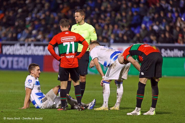 In beeld: PEC Zwolle gaat onderuit tegen NEC - Foto: Hans Smit