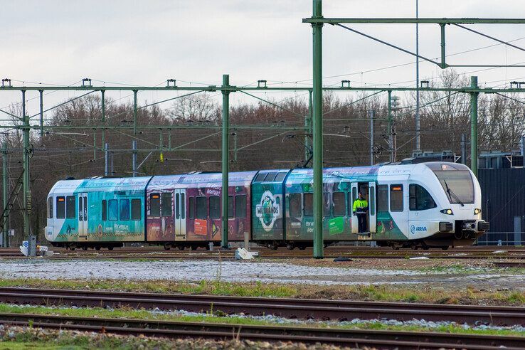 Diverse aanhoudingen op station Zwolle - Foto: Peter Denekamp