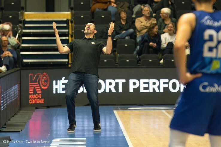 In beeld: Landstede Hammers boekt tweede zege in Europees basketbal - Foto: Hans Smit